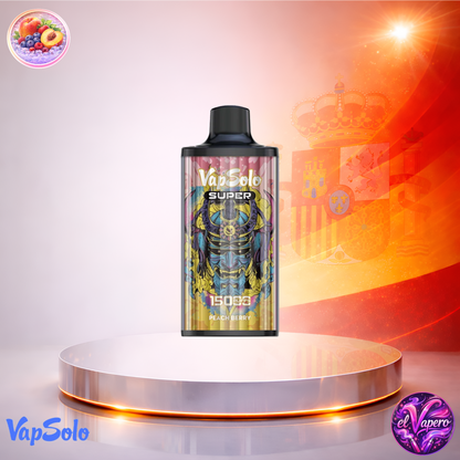 Vapers Desechables - Cigarrillo Electrónico - España - VapSolo - Super 15K - Peach Berry 15000 Caladas - Los más baratos