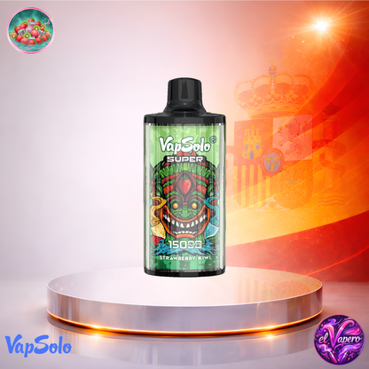 Vapers Desechables - Cigarrillo Electrónico - España - VapSolo - Super 15K - Strawberry Kiwi 15000 Caladas - El mejor precio