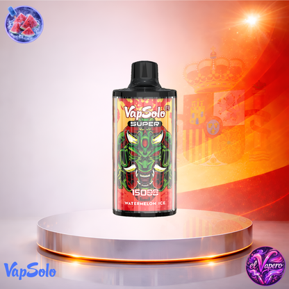 Vapers Desechables - Cigarrillo Electrónico - España - VapSolo - Super 15K - Watermelon Ice 15000 Caladas - Los más baratos
