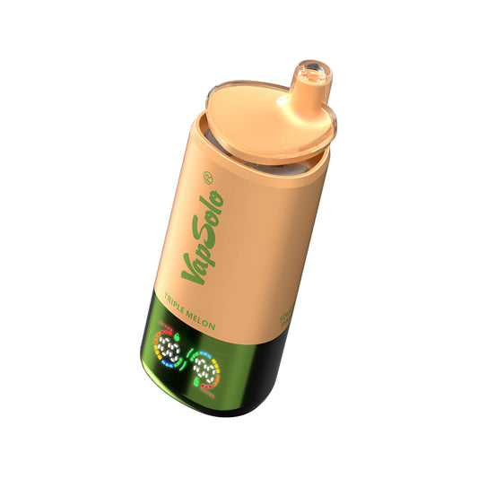 VapSolo Triple 30K vaper desechable con nicotina de 30000 caladas, cigarrillo electrónico desechable con muchas caladas, sabores vaper y puff de larga duración