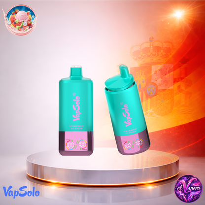 Vapers Desechables - Cigarrillo Electrónico - España - VapSolo - Triple Pro 60K - Watermelon Ice Strawberry Icecream Triple Melon 60000 Caladas - El mejor precio