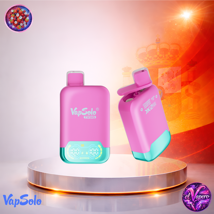 Vapers Desechables - Cigarrillo Electrónico - España - VapSolo - Twins 20K - Strawberry Raspberry Cherry Ice Grape Ice 20000 Caladas - Los más baratos