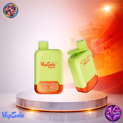 Vapers Desechables - Cigarrillo Electrónico - España - VapSolo - Twins 20K - Watermelon Ice Mixed Berry 20000 Caladas - Más baratos