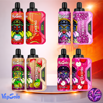 Vapers Desechables - Cigarrillo Electrónico - España - VapSolo - Viking - 12K - Sabores 3 12000 Caladas - Los más baratos