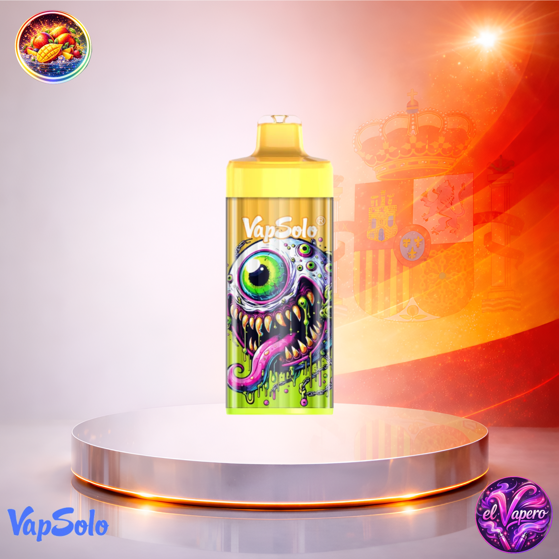 Vapers desechables - Cigarrillo electrónico - España - VapeSolo King Pro - 40K - Monster Mango 40000 Caladas - Más baratos