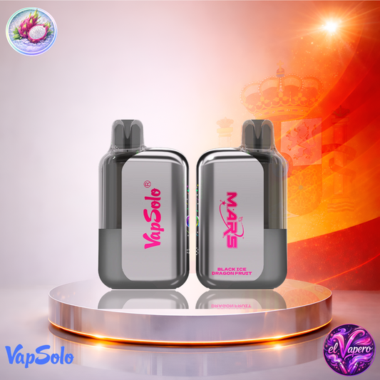 Vapers desechables - Cigarrillo electrónico - España - VapeSolo Mars - 50K - Black Ice Dragon Fruit 50000 Caladas - Más baratos