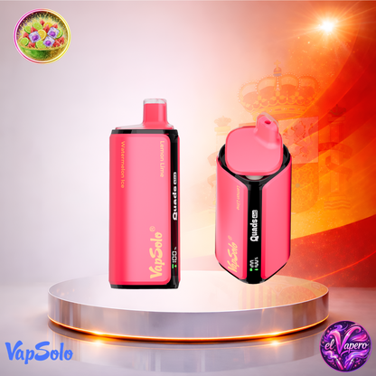 Vapers Desechables - Cigarrillo Electrónico - España - VapeSolo - Quads - 80K - Watermelon Ice Lemon Lime 80000 Caladas - Más baratos
