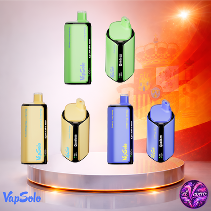 Vapers Desechables - Cigarrillo Electrónico - España - VapeSolo - Quads - 80K - Sabores 4 80000 Caladas - El mejor precio