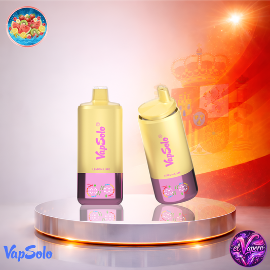 Vapers Desechables - Cigarrillo Electrónico - España - VapeSolo - Triple Pro 60K - Strawberry Banana Raspberry Watermelon Lemon Lime 60000 Caladas - Los más baratos