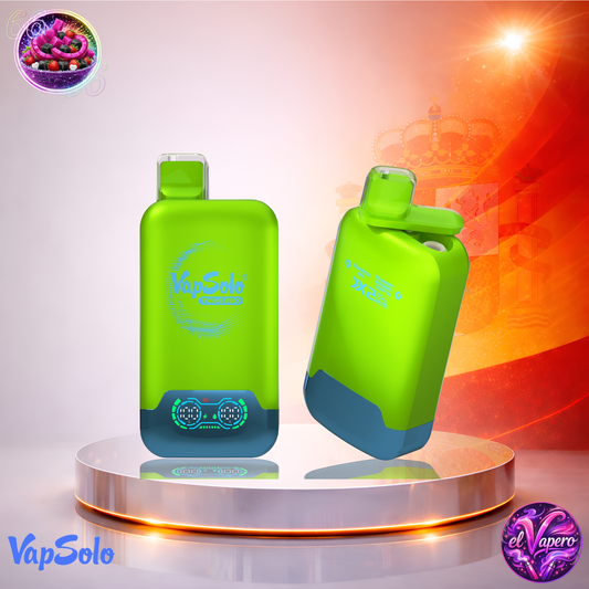 Vapers Desechables - Cigarrillo Electrónico - España - VapeSolo Twins Pro 50K - Strawberry Kiwi & Strawberry Raspberry Cherry Ice - 50000 Caladas - Los más baratos