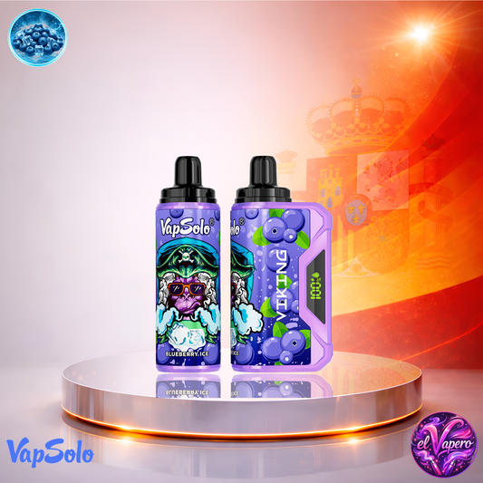 Vapers Desechables - Cigarrillo Electrónico - España - VapeSolo - Viking - 12K - Blueberry Ice 12000 Caladas - Más baratos