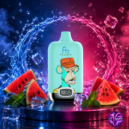Vaper desechable Fumot Digital Box 12K Lush Ice con 12000 caladas y sabor a sandía helada