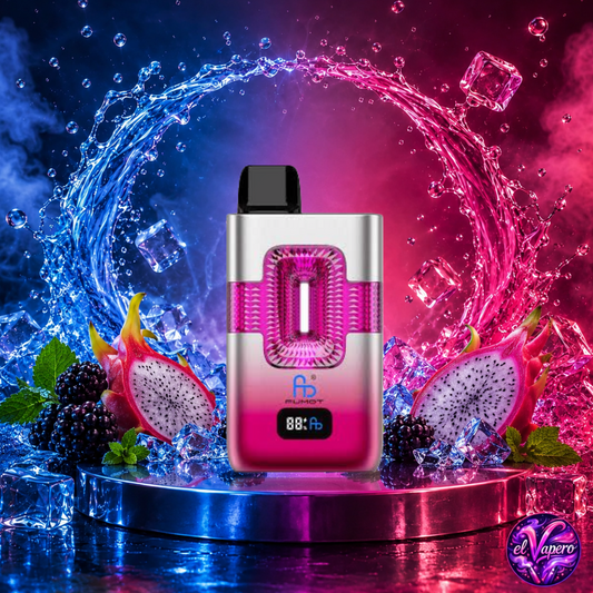 Vaper desechable Fumot ECO 2 en 1 50K Black Dragon Ice con hasta 50000 caladas disponible en ElVapero.es