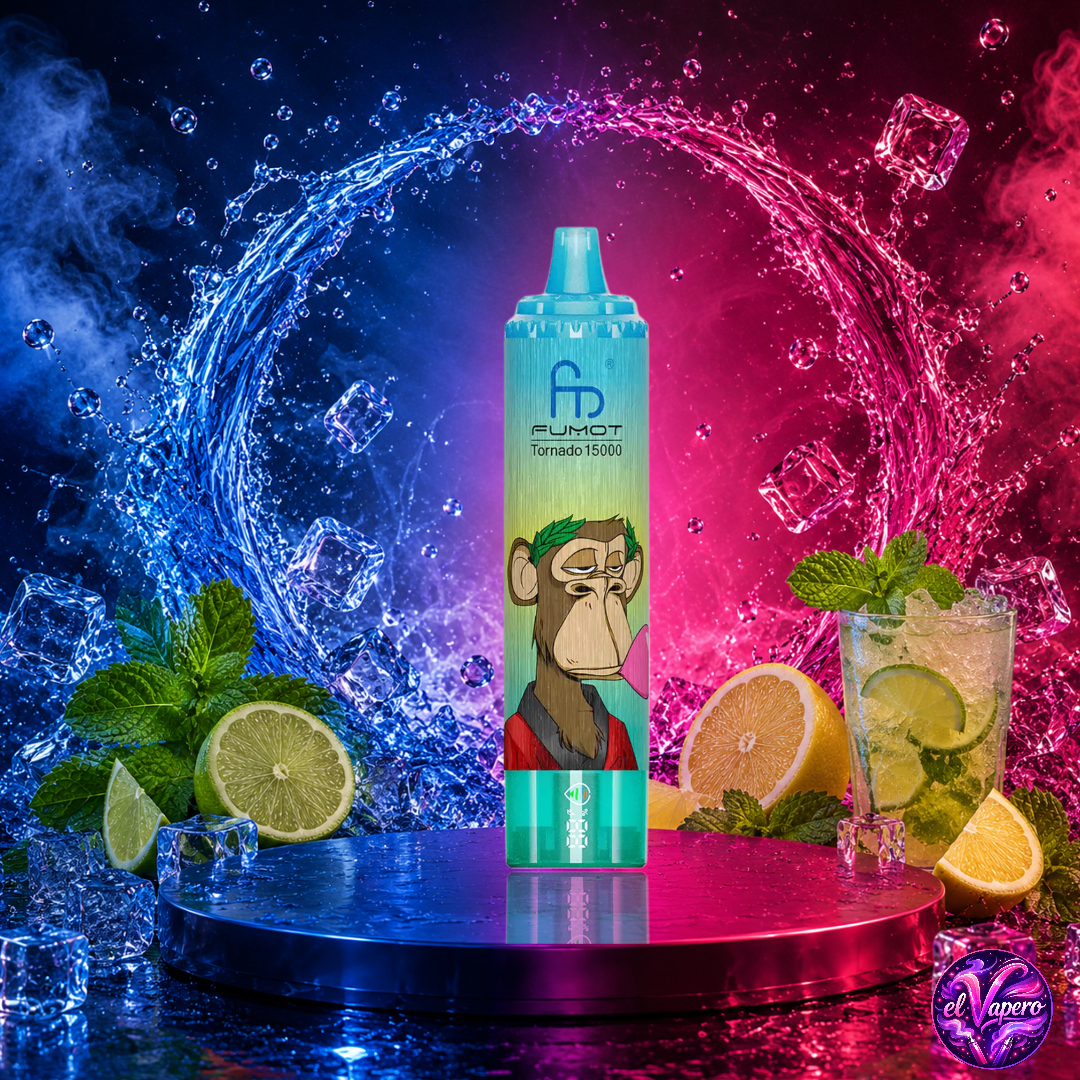 Vaper Desechable Cuban Menthol Mojito – Fumot Tornado 15K