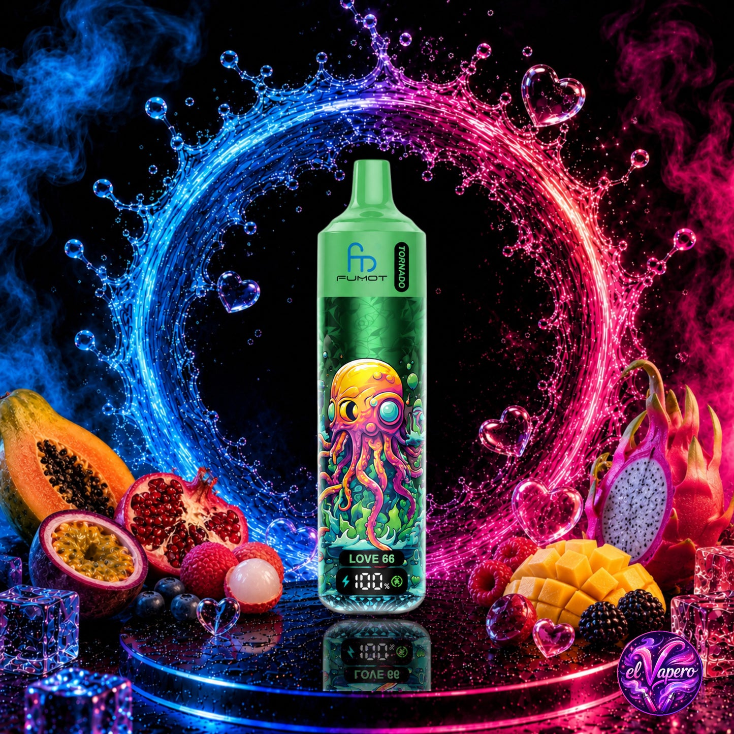 Vaper Desechable Love 66 –  Fumot Tornado Music 30K