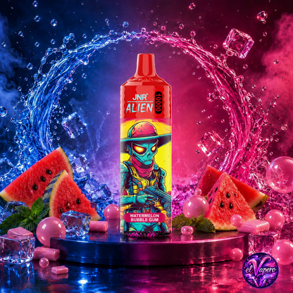 Vaper Desechable Watermelon Bubblegum – JNR Alien 10K