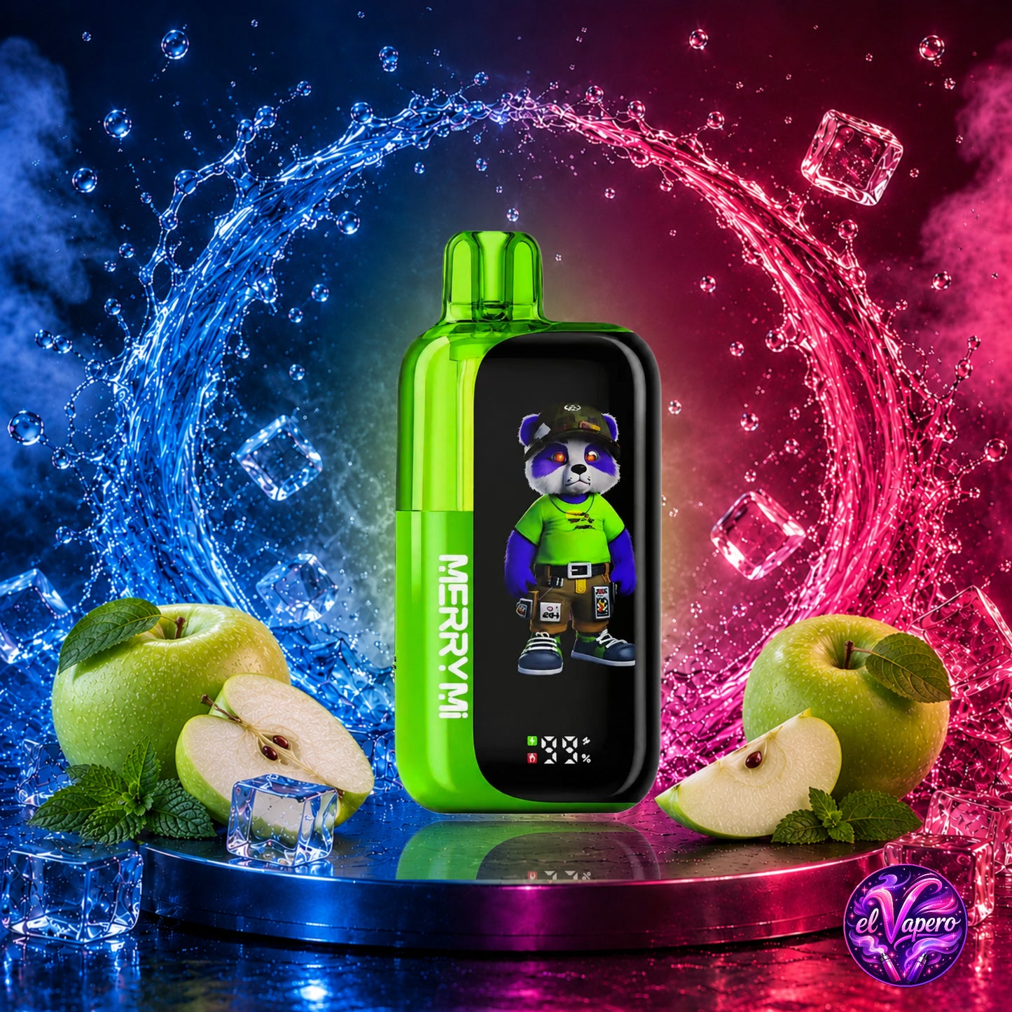 Vaper Desechable Green Apple –  MerryMi Panda X 40K
