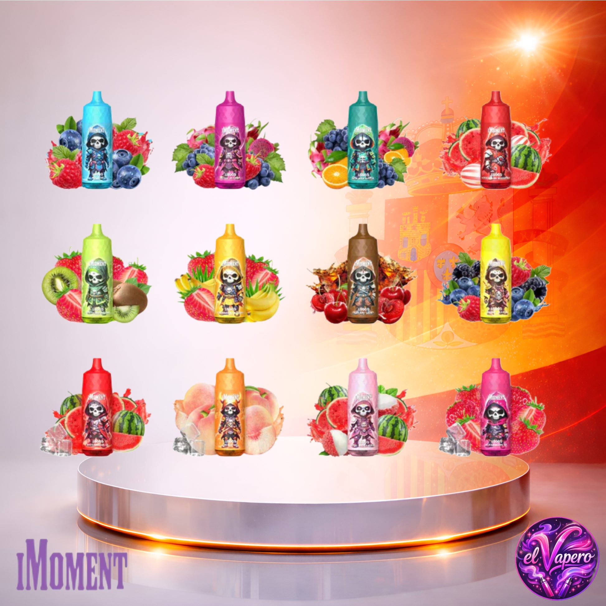 imoment vape IMoment – Devil 15000 – 15,000 Puffs – Disposable Vape – 5% Nicotine –  BesteVape main image 1