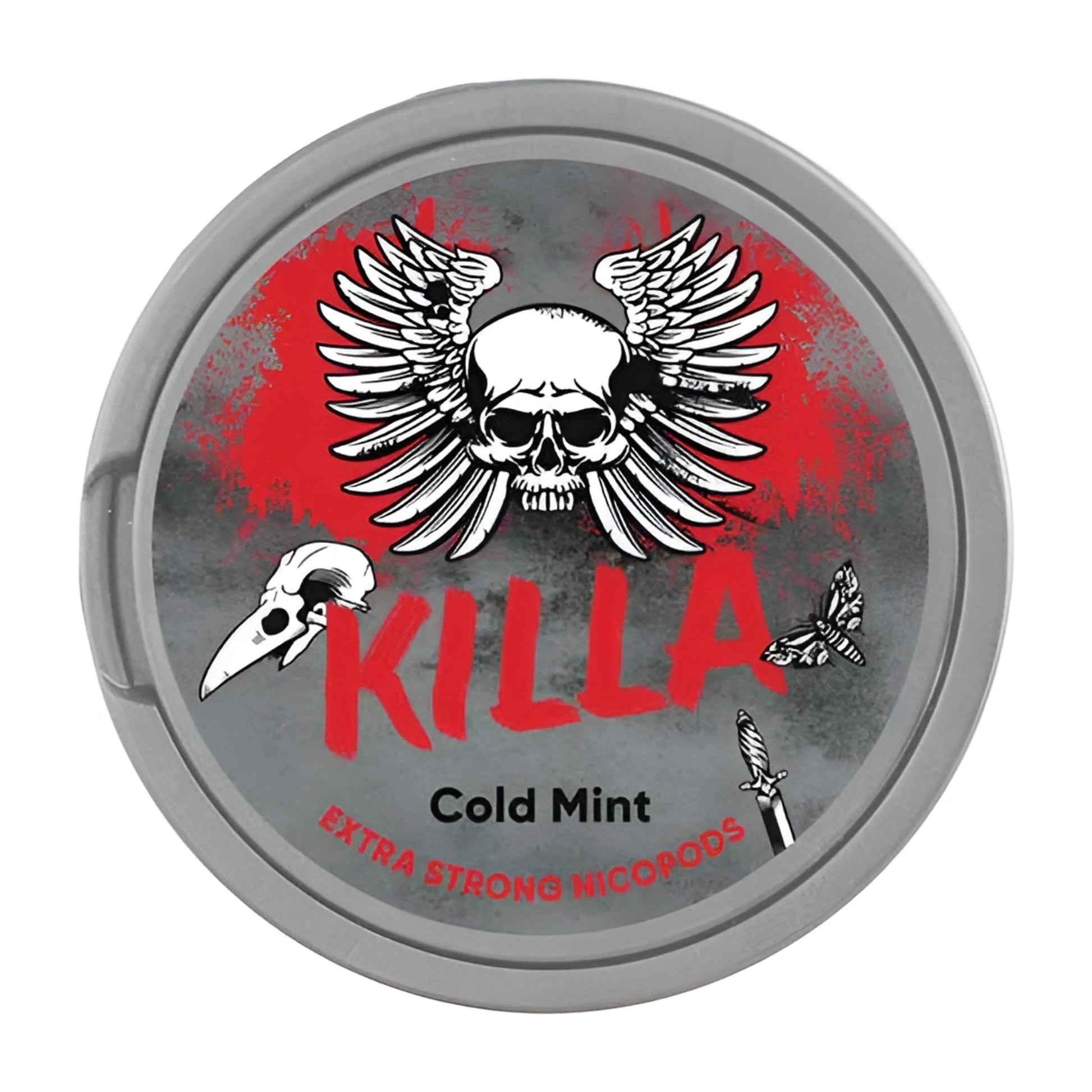 Killa bolsas de nicotina 12.8mg ultra fuerte sin tabaco pack 20