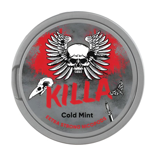 Killa bolsas de nicotina 12.8mg ultra fuerte sin tabaco pack 20