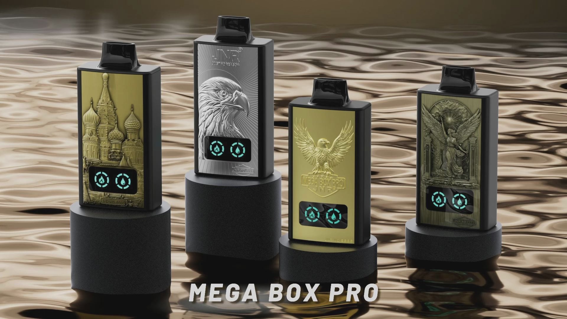 Vapers Desechables - Cigarrillo electrónico - España - JNR - MegaBoxPro - 50K - Video 50000 Caladas - Más baratos