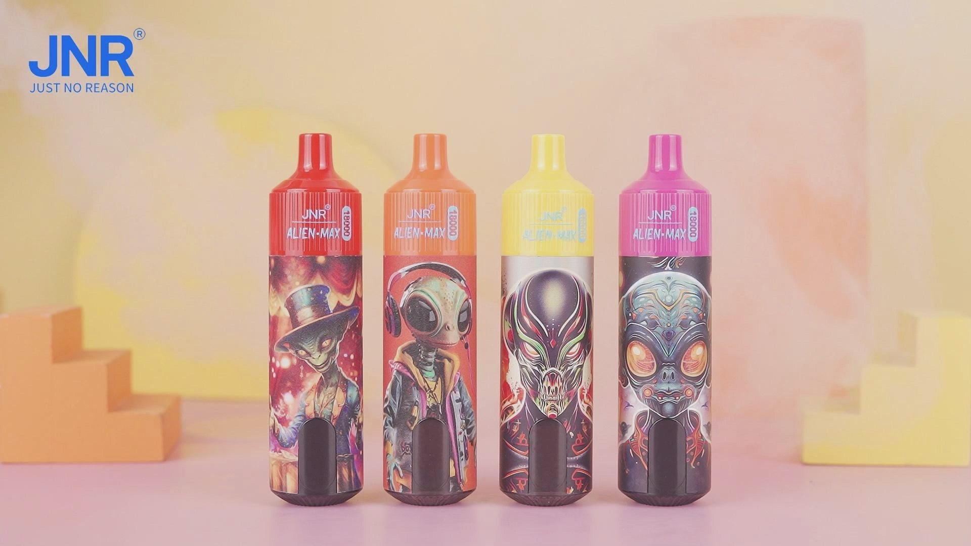 Vapers Desechables - Cigarrillo Electrónico - España - JNR - Alien Max - 18K - Video 18000 Caladas - Los más baratos