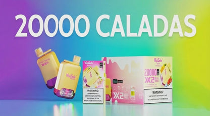 Vapers Desechables - Cigarrillo Electrónico - España - VapSolo - Twins 20K - Video1 20000 Caladas - Los más baratos