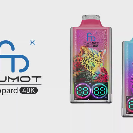 Vapers Desechables - Cigarrillo electrónico - España - Fumot - Leopard - 40K - Video 40000 Caladas - Los más baratos